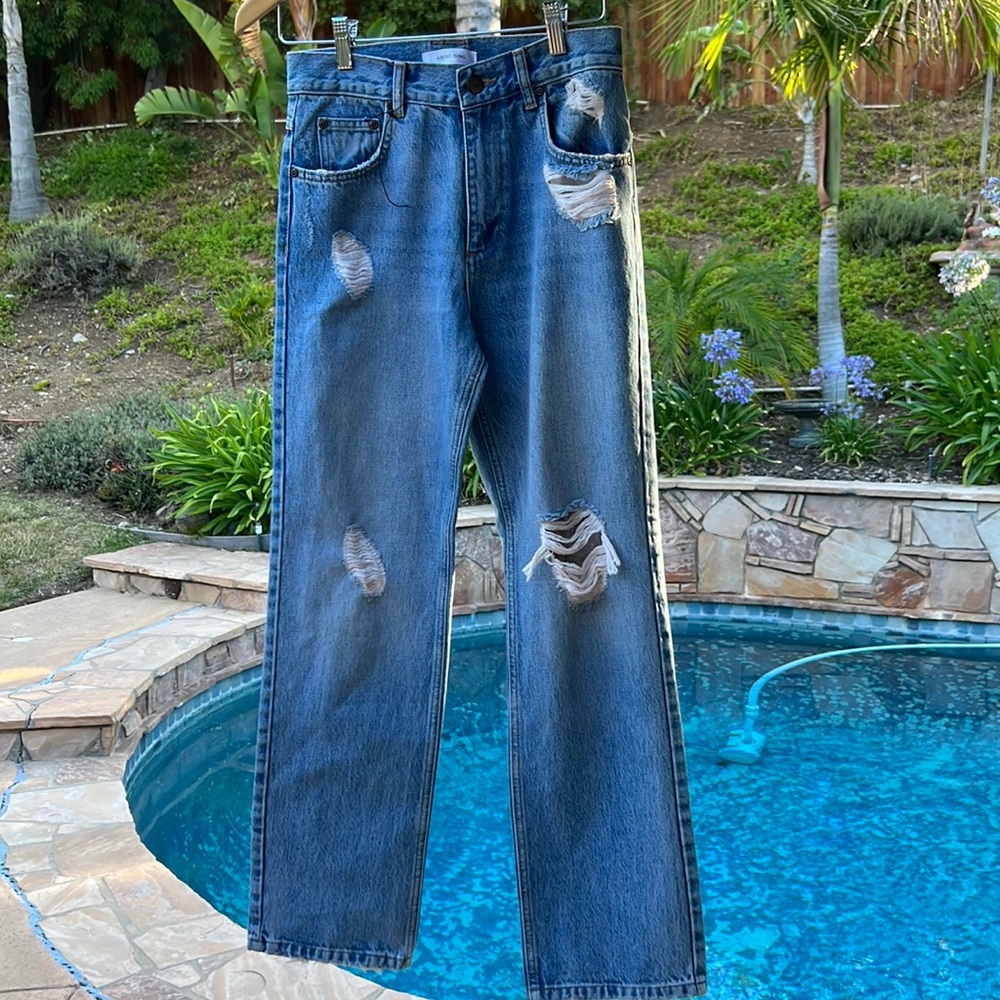 Anine Bing New without Tag’s Vintage Blue Jeans Size 26
